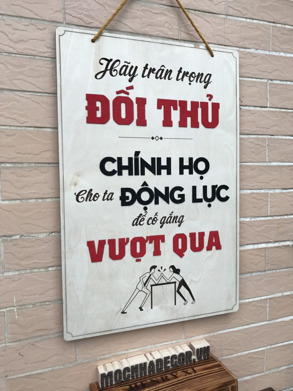 Bảng cổ động : Hãy chân trọng đối thủ